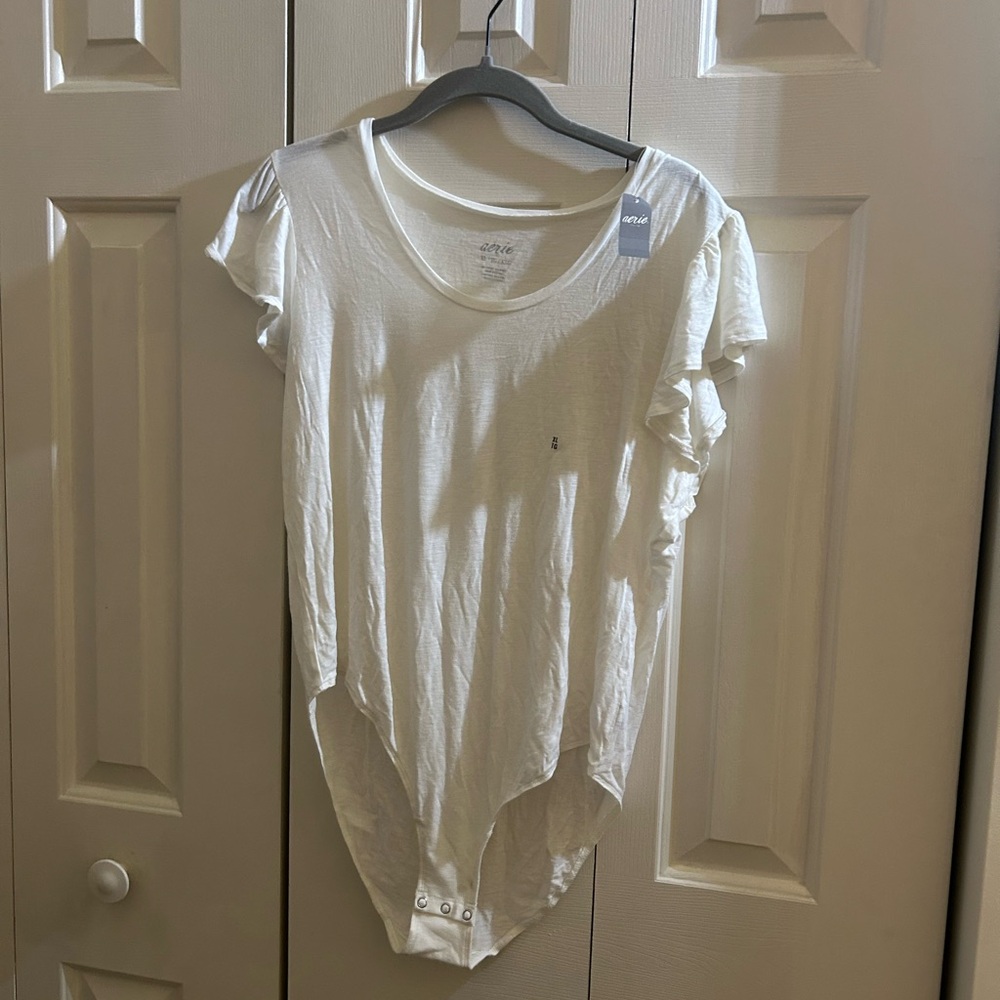 Aerie Cream Bodysuit